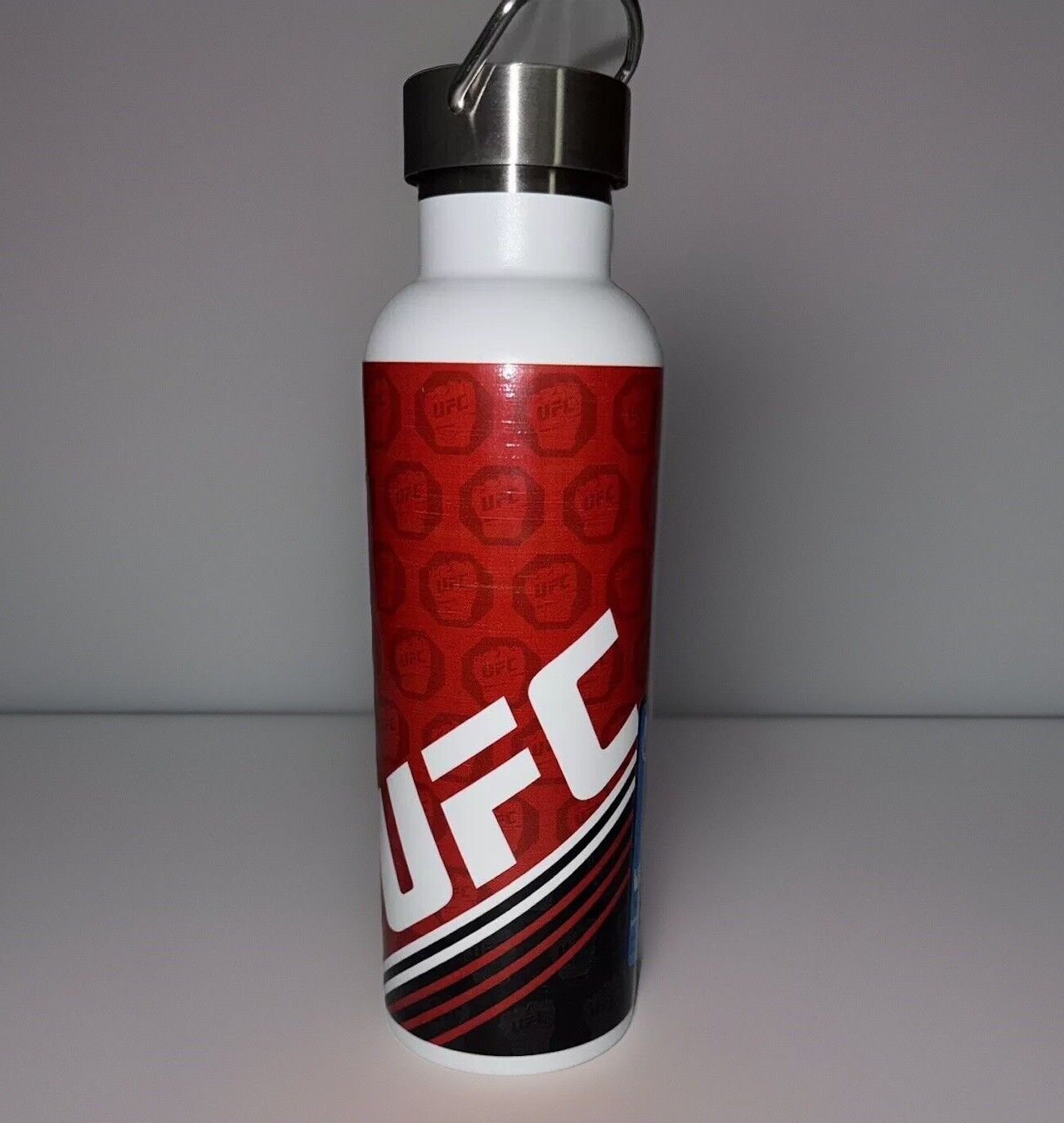UFC Stainless Steel Water Bottle Red Black
