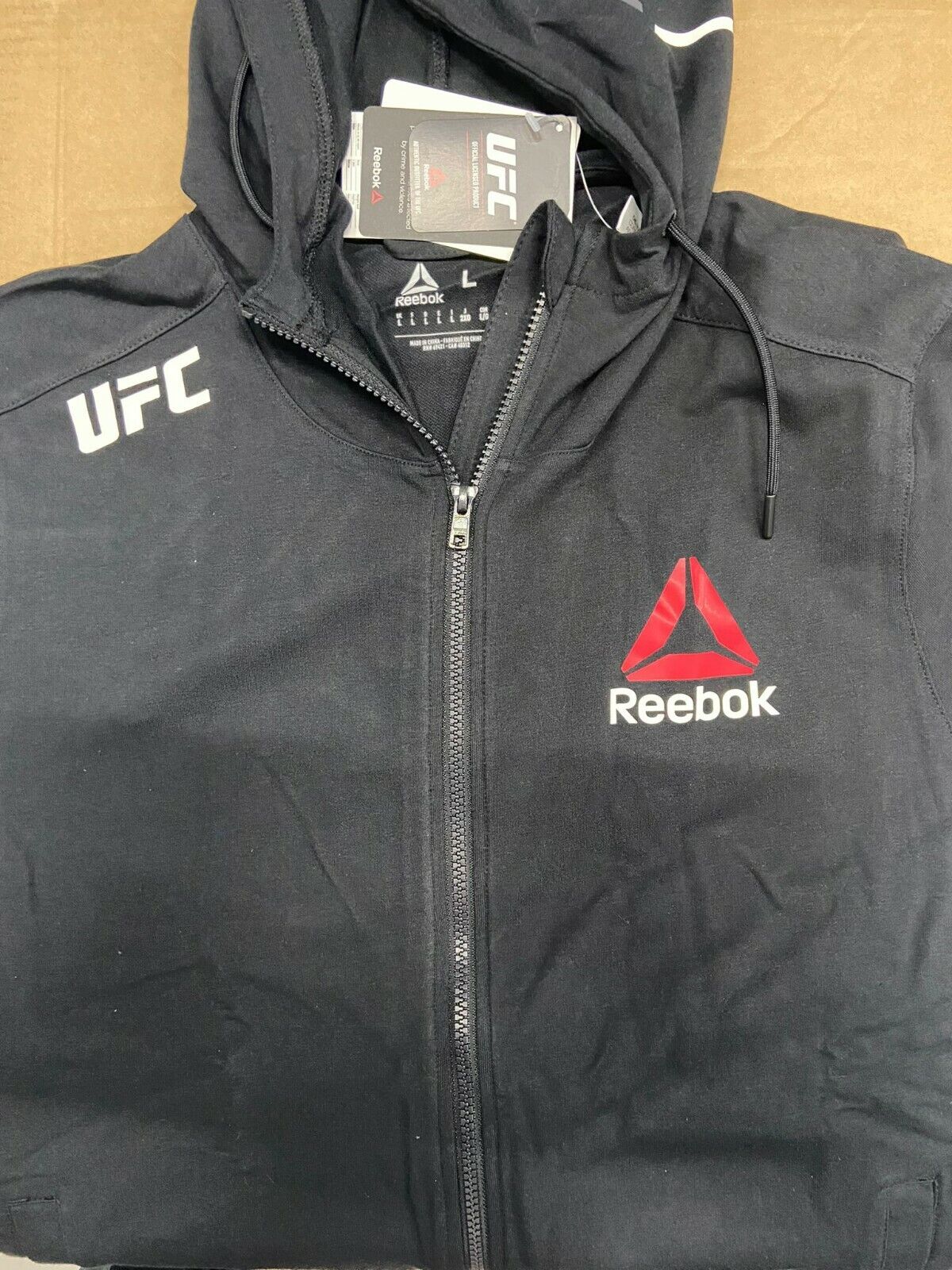 UFC Authentic Conor McGregor Hoodie Fight Night Walk Out Reebok Adult