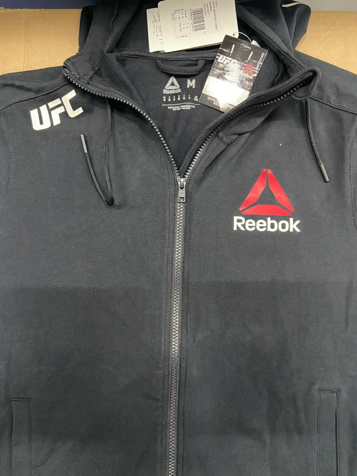 Authentic UFC Conor McGregor Fight Night Walk Out Reebok Hoodie Adult