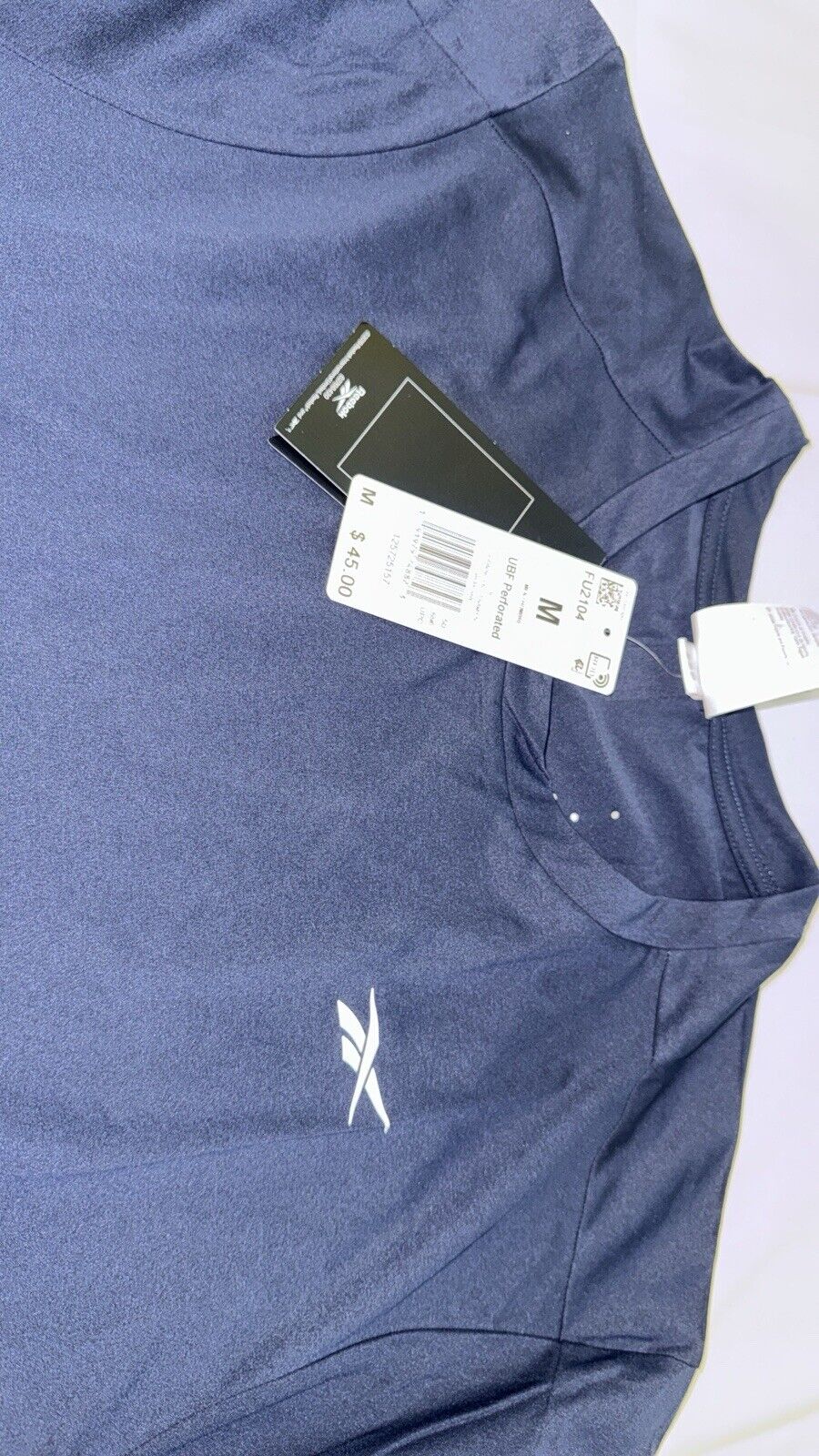 Official UFC Reebok UBF T-shirt Navy Adults Work Out Top