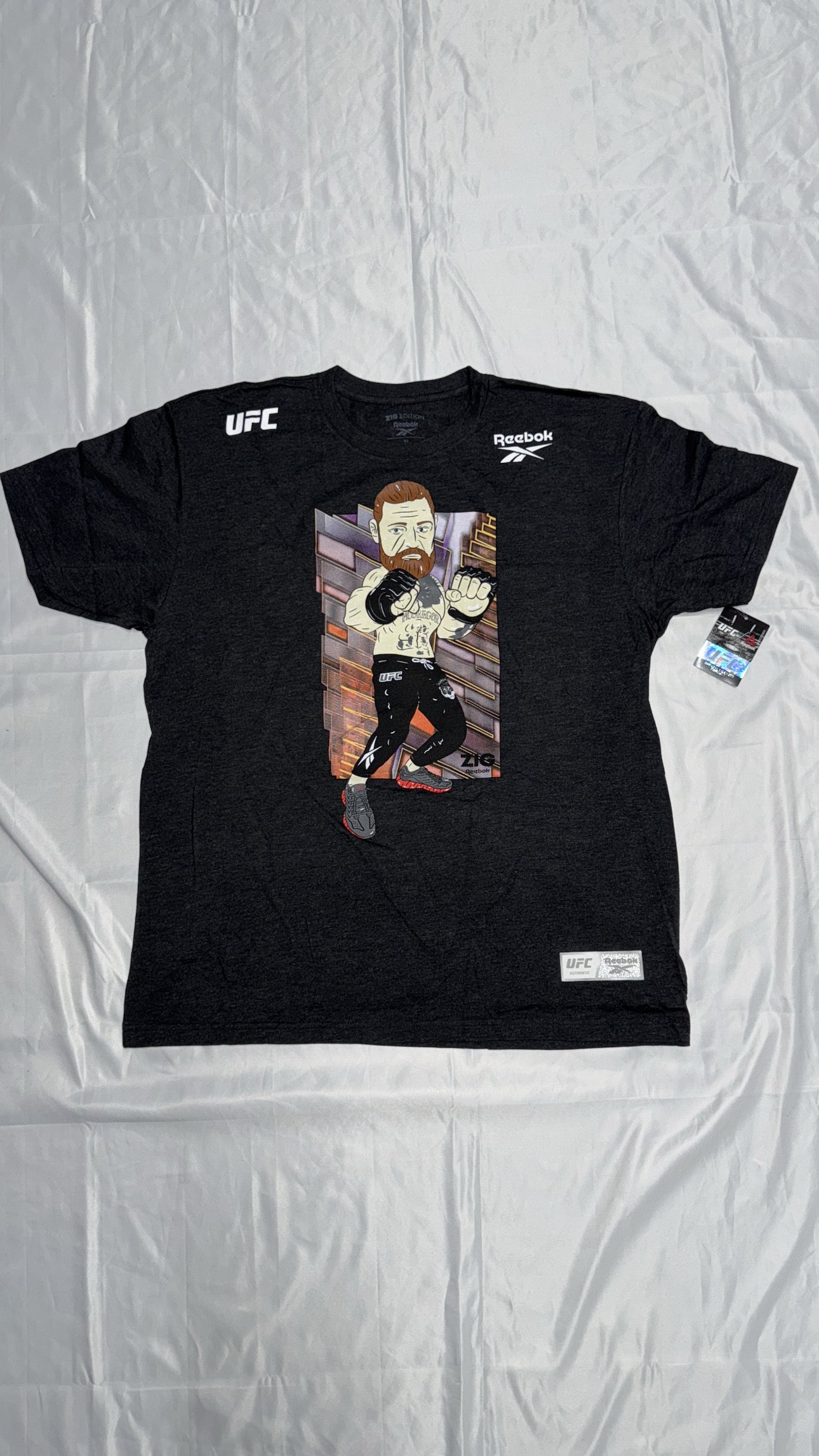 Official UFC Conor McGregor Walk out UFC Graphic Print T-shirt Reebok Adults