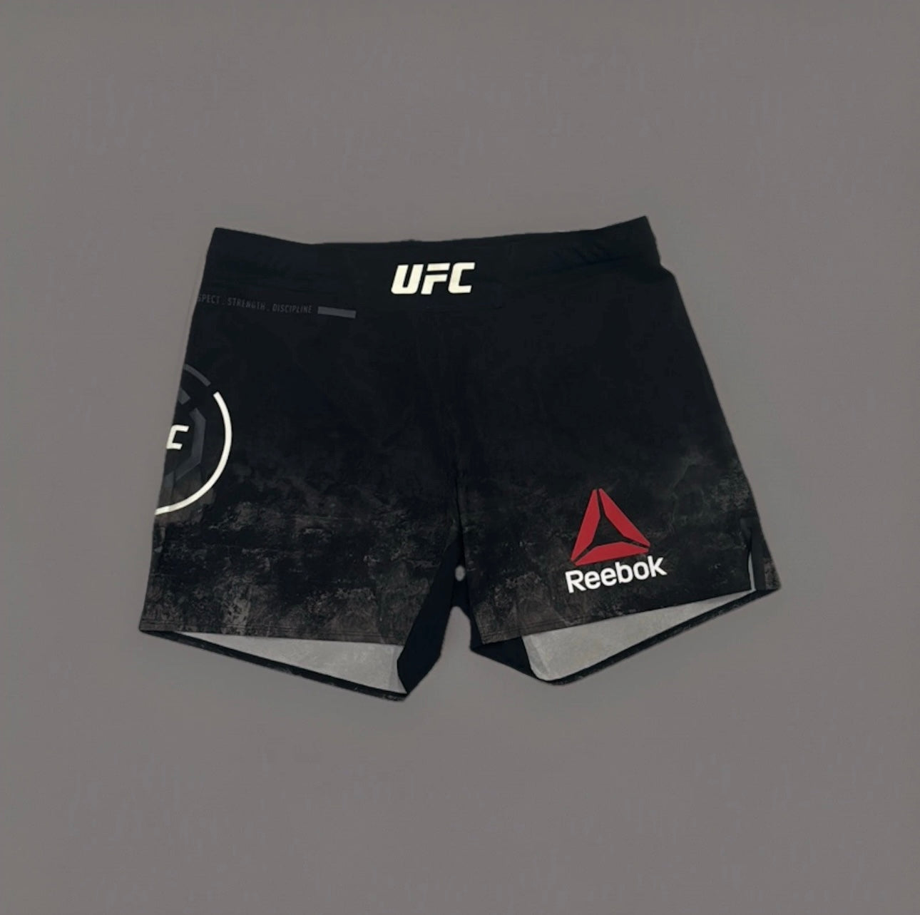 Official UFC Reebok Octagon Authentic MMA Shorts Adults Black