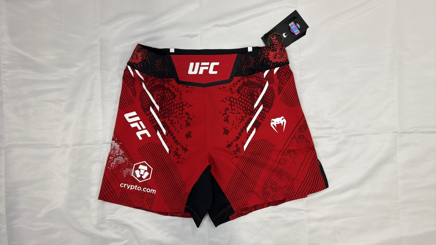 UFC Authentic Adrenaline Fight Night by Venum Mens Fightshort Red Blue White Grn