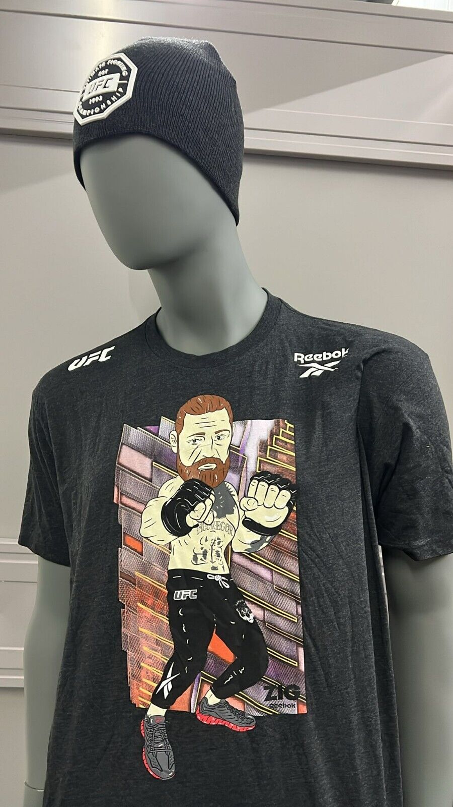 Official UFC Conor McGregor Walk out UFC Graphic Print T-shirt Reebok Adults