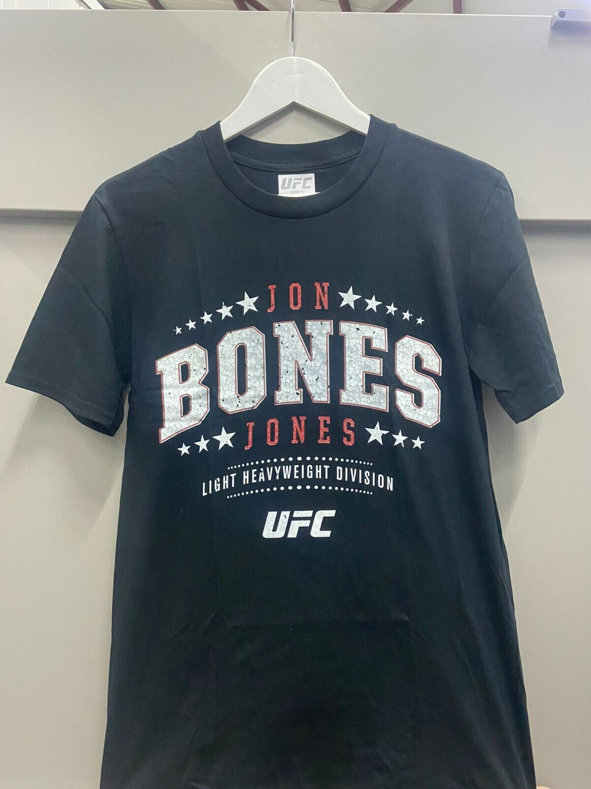 Official UFC Jon 'Bones' Jones Small T-shirt Adults Black