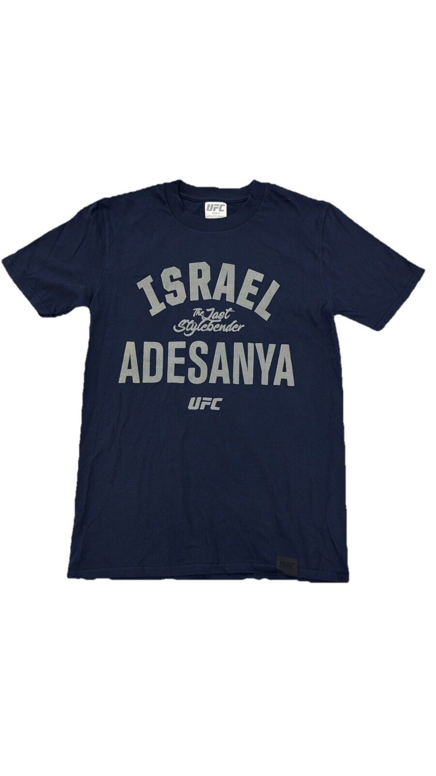 Official UFC Israel Adesanya T-shirt Small Adults Blue