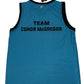 UFC TUF Official Coaches Jersey Team Conor McGregor Blue