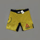 Official UFC Reebok Shorts Octagon Fighter Shorts Mens Yellow