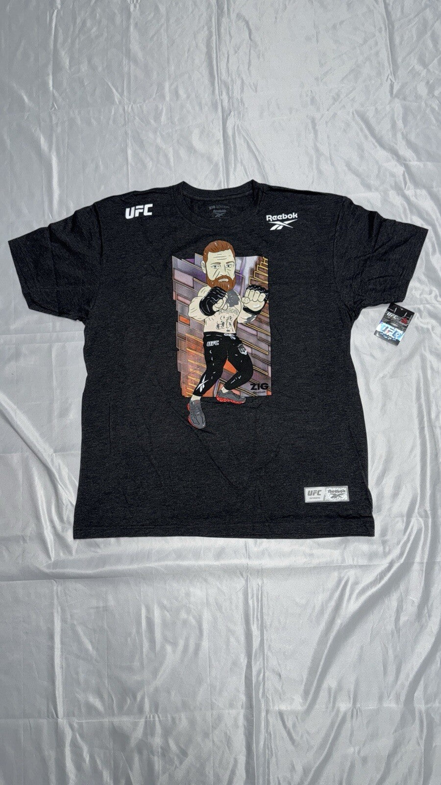 Official UFC T-shirt Conor McGregor Walk out UFC Graphic Print Reebok Adults
