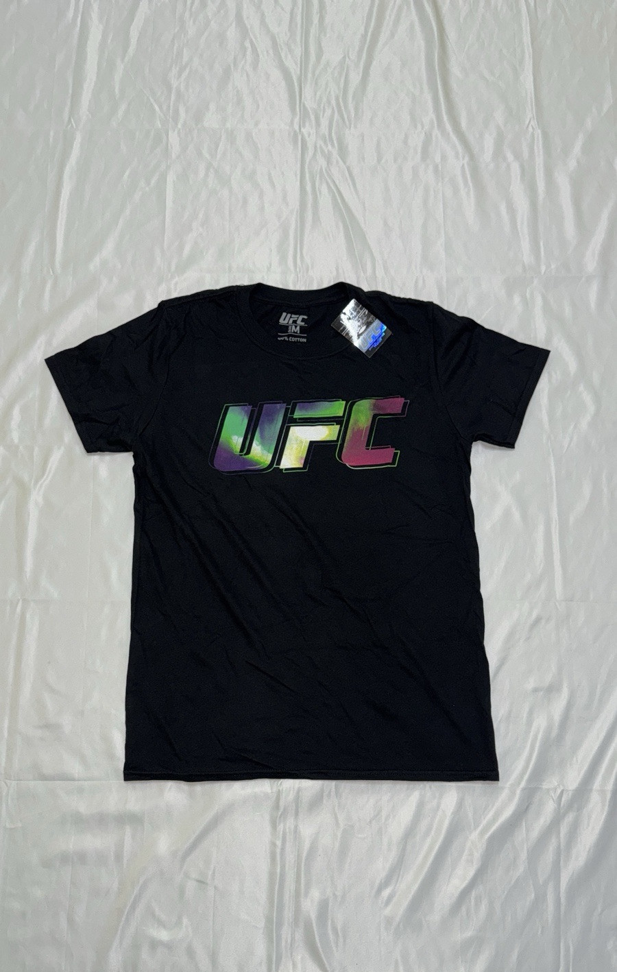 Official UFC Core T-Shirt Space Logo Mens Ufc gym top Adults