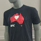 Official UFC T-shirt Australia Logo Print Gym Adults  Work out top