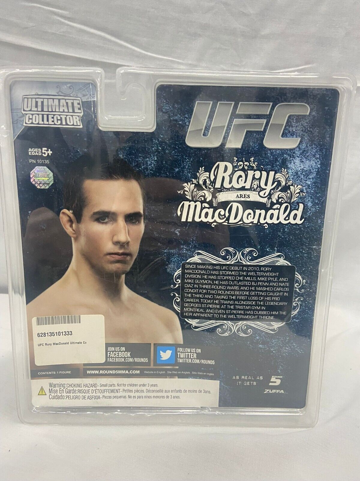 UFC Rory "Ares" Mcdonald Round 5 Ultimate Collector Figure