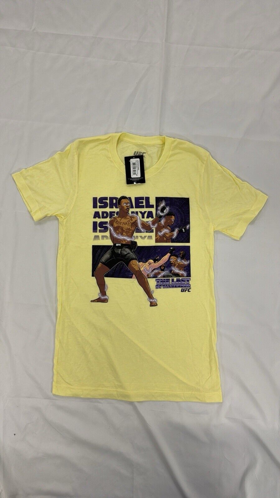 UFC Israel Adesanya T-Shirt The Last Stylebender Yellow