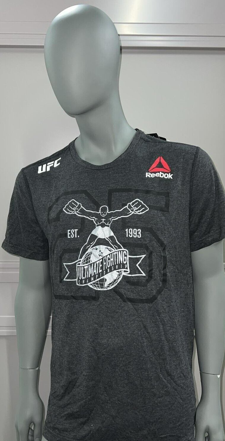 Official Authentic Walkout Jersey Reebok UFC 25th Anniversary Chalk Adults MMA