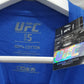 Official UFC Core T-Shirt Logo Adult Mens Blue Top Authentic Gym Training