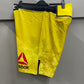 Official UFC Reebok Shorts Octagon Fighter Shorts Mens Yellow