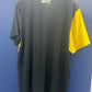 UFC Reebok adult 2XL plain walk out t-shirt black/yellow