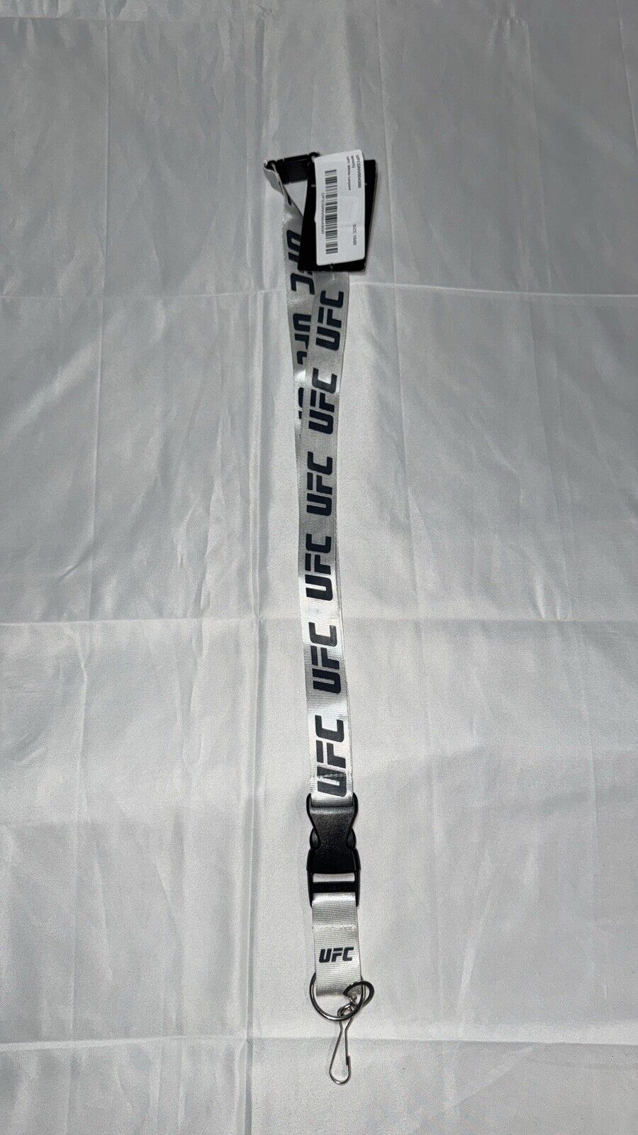 Official UFC White Lanyard