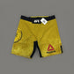 Official UFC Reebok Shorts Octagon Fighter Shorts Mens Yellow