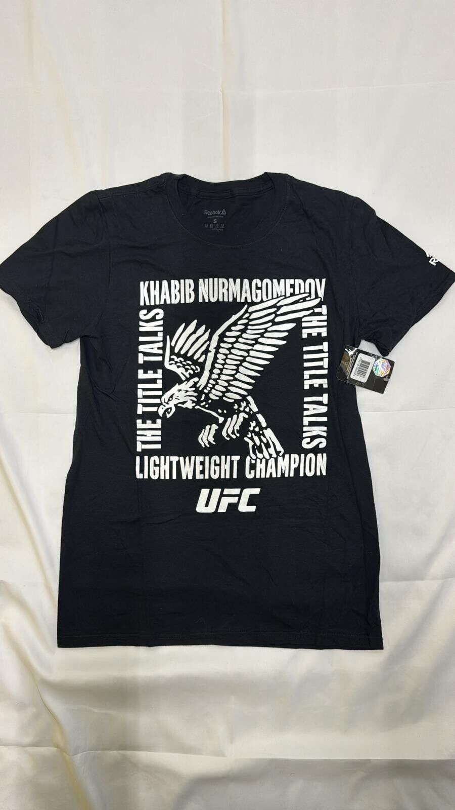 UFC Reebok Khabib Nurmagomedov The Title Talks Lightweight Champion T-Shirt Mens