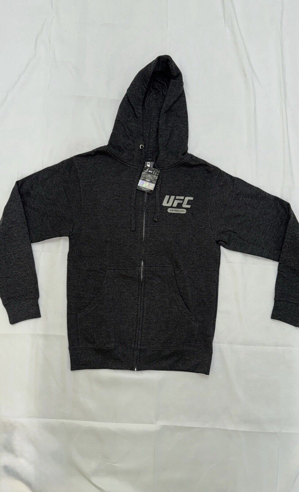 Official UFC Hoodie As Real As It Gets Full Zip Men's - Black