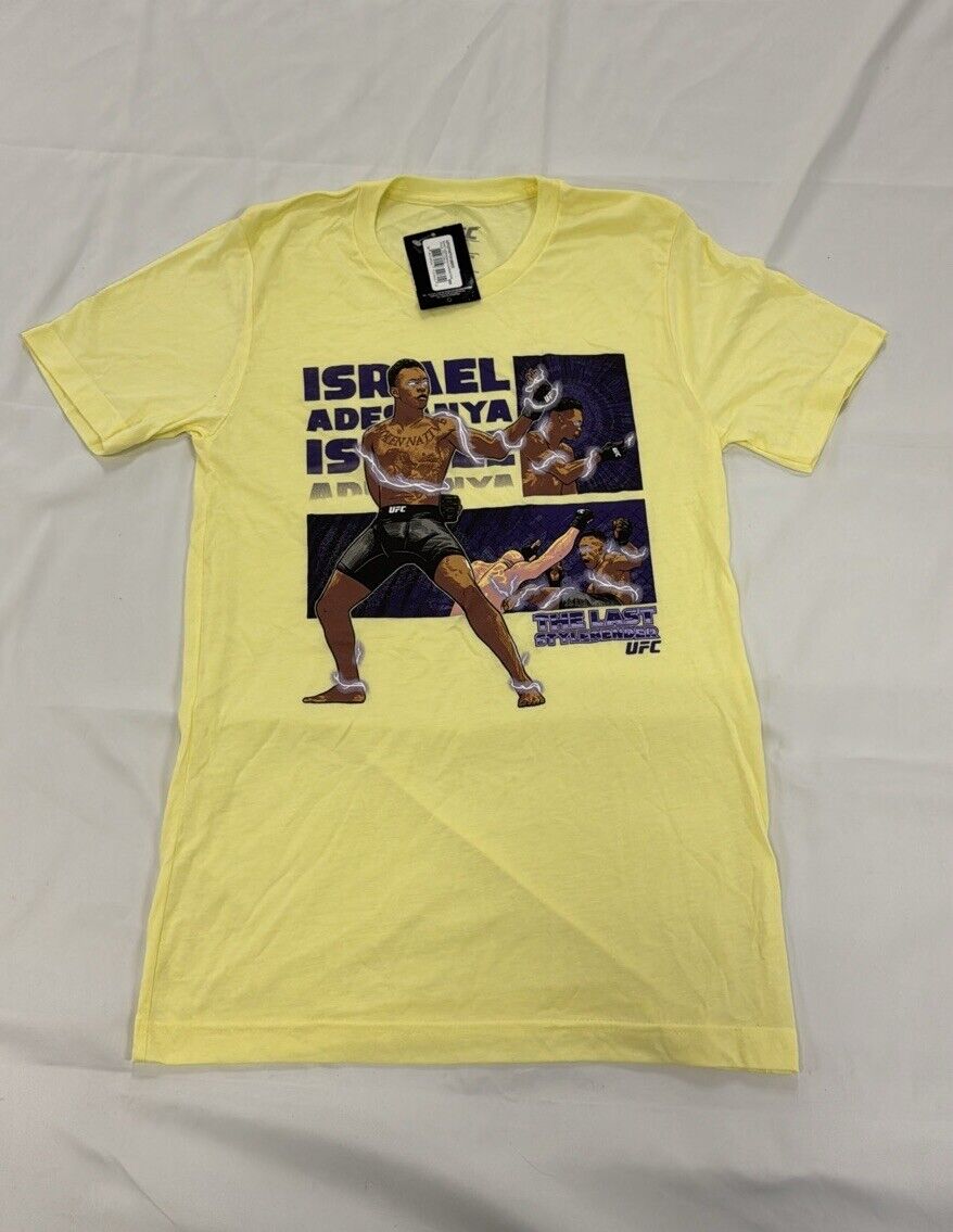 UFC Israel Adesanya T-Shirt The Last Stylebender Yellow
