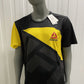 UFC Reebok adult 2XL plain walk out t-shirt black/yellow