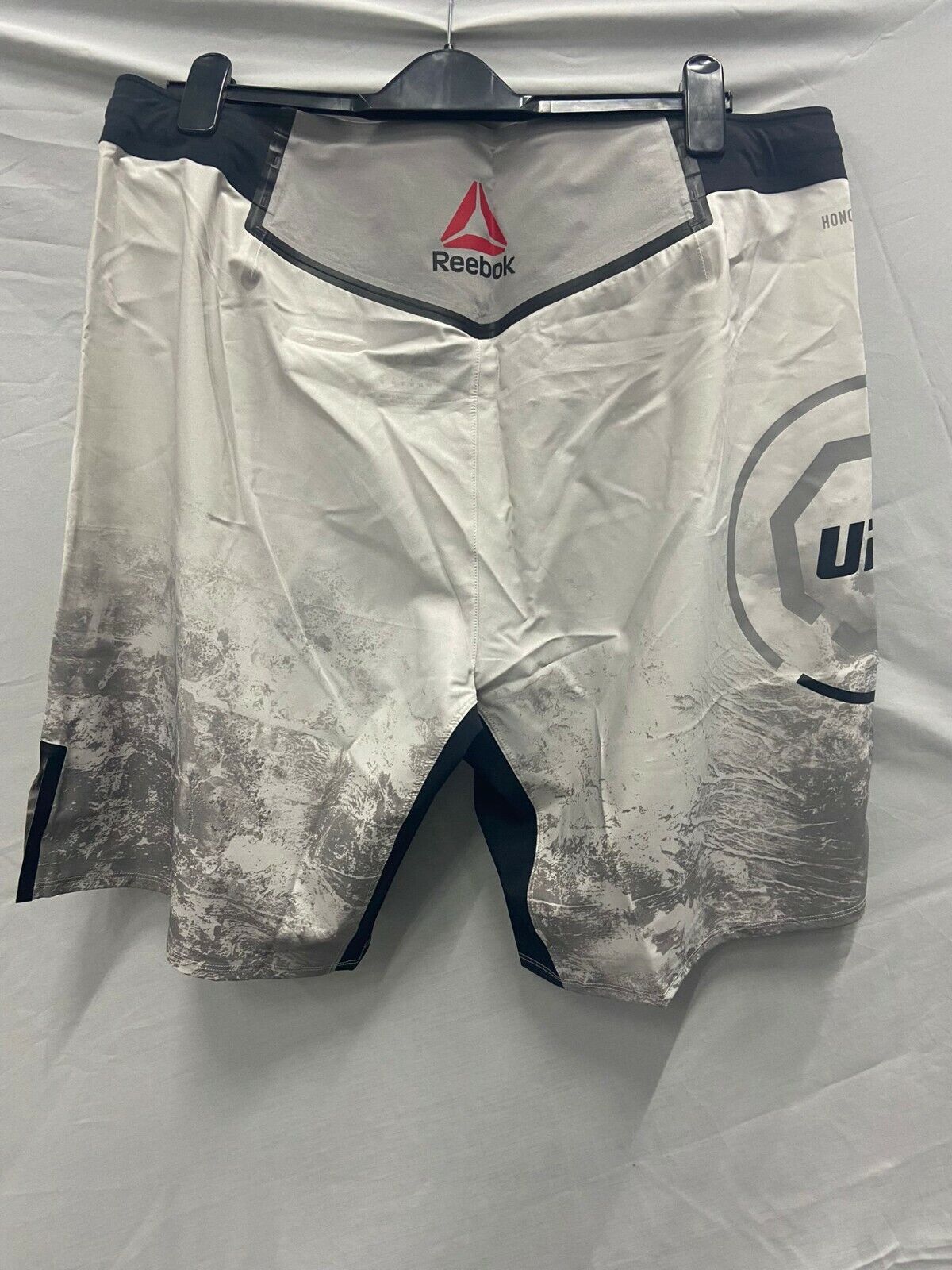 Official UFC Reebok Octagon Fighter MMA Shorts Adults Grey
