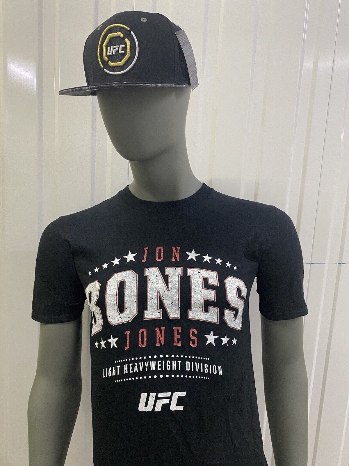 Official UFC Jon 'Bones' Jones Small T-shirt Adults Black