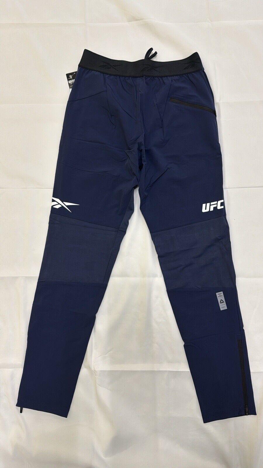 Official UFC Reebok Bottoms Adults Performance Work Out Gym Bottoms Navy