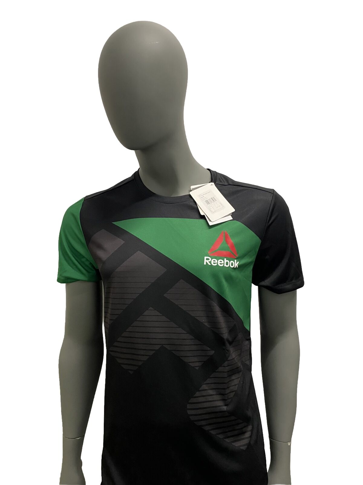 UFC Walk Out Reebok Jersey T-Shirt Black Green Adult Medium