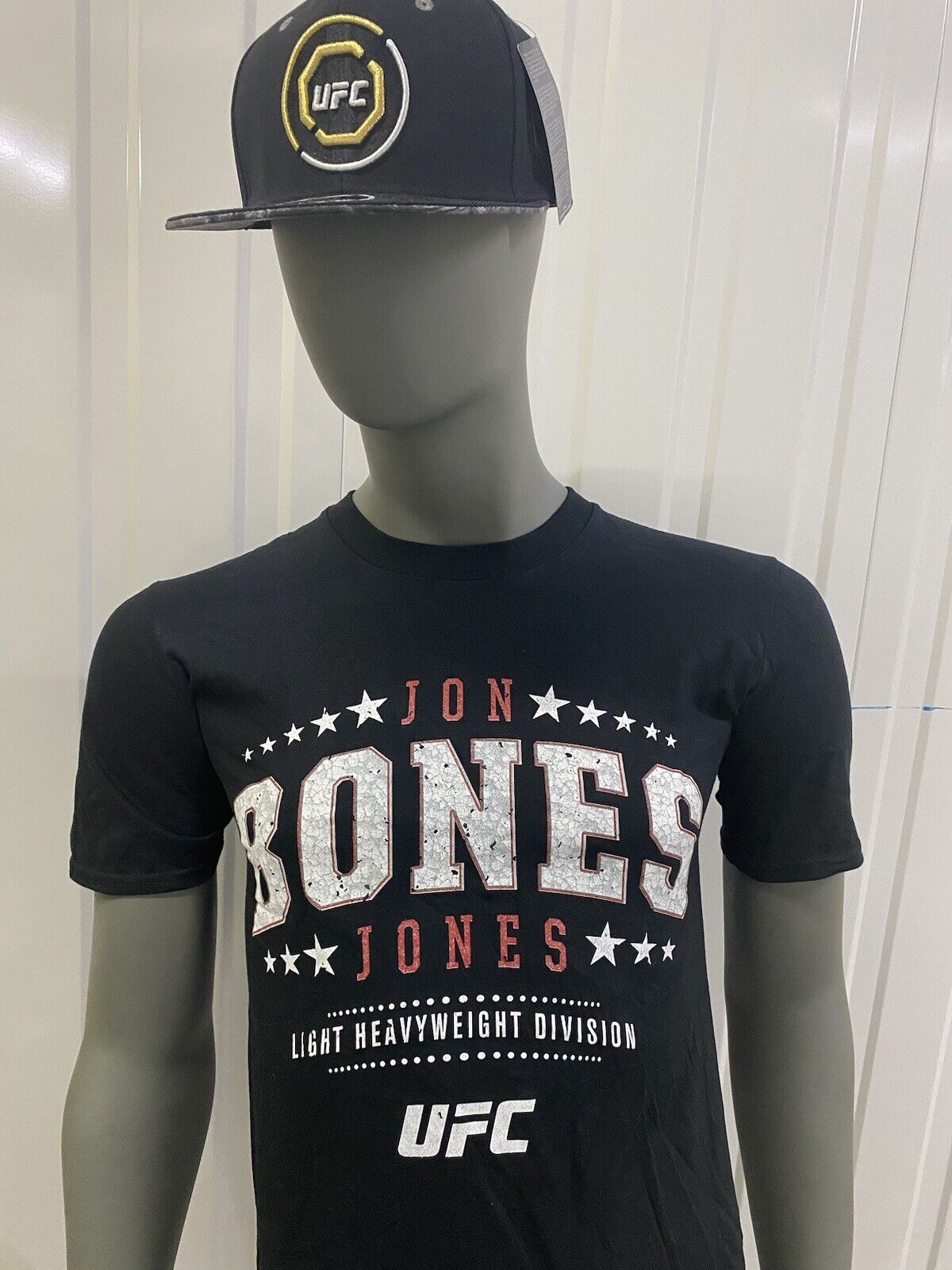 Official UFC Jon 'Bones' Jones Small T-shirt Adults Black