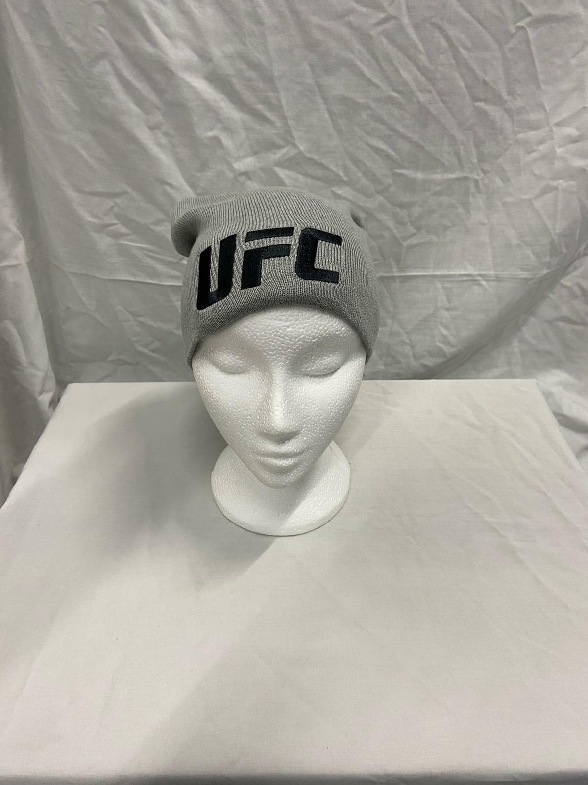 UFC Reebok Adult Grey Beanie Hat Official