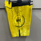 Official UFC Reebok Shorts Octagon Fighter Shorts Mens Yellow