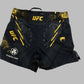 UFC Venum Fightshort Authentic Adrenaline Fight Night  Mens Champion Black Gold