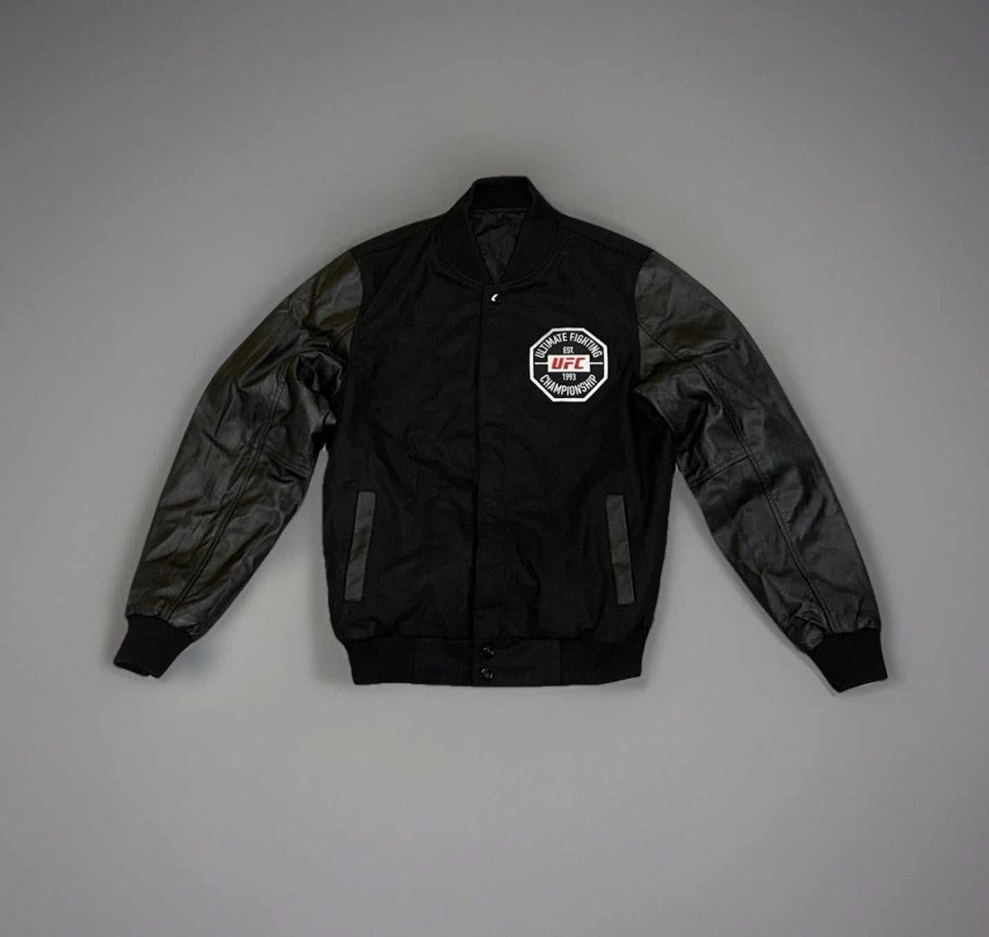 Official UFC Jacket Leather Wool Reversible Adults Rare RRP £425