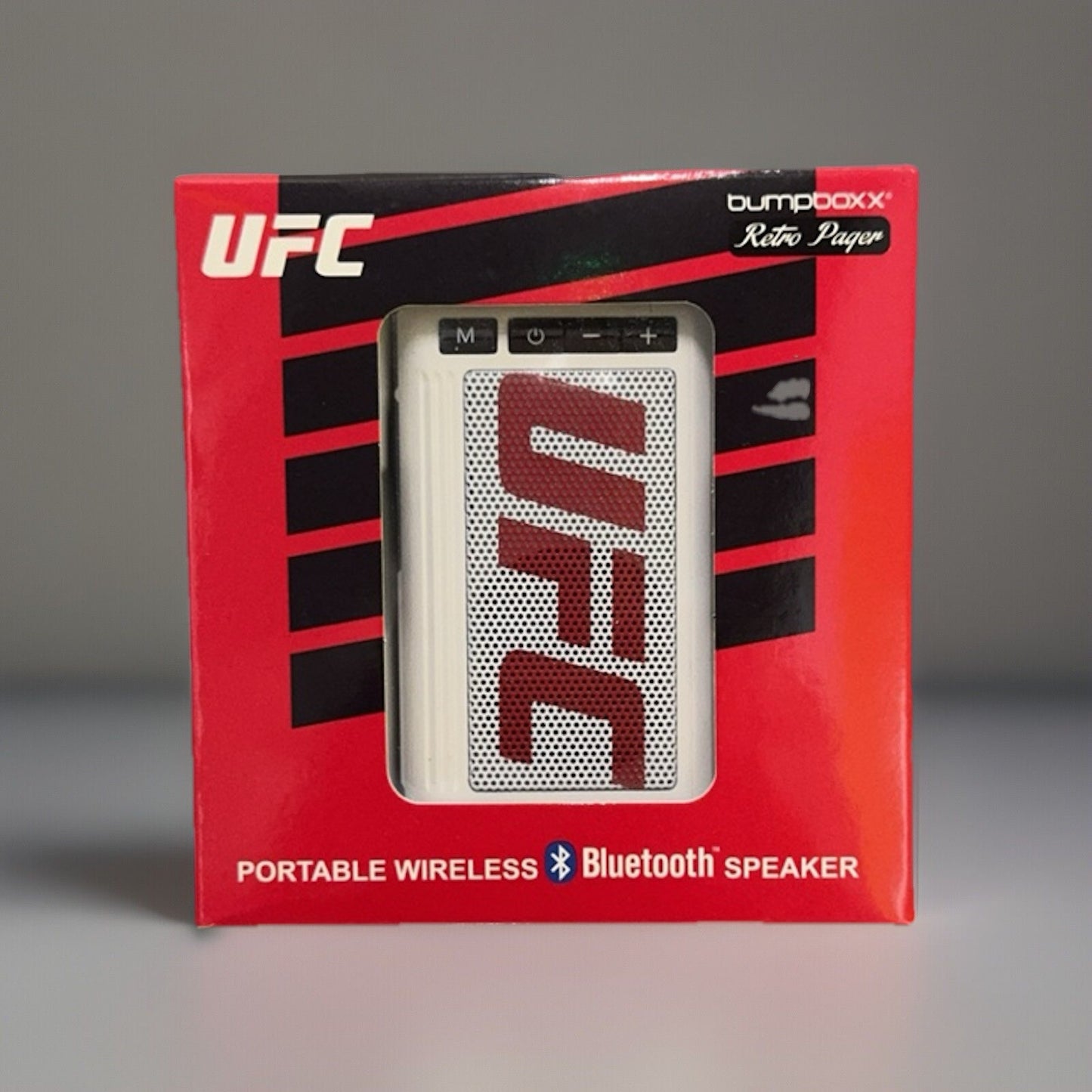 Official UFC Retro Pager Bumpboxx Portable Speaker Red White