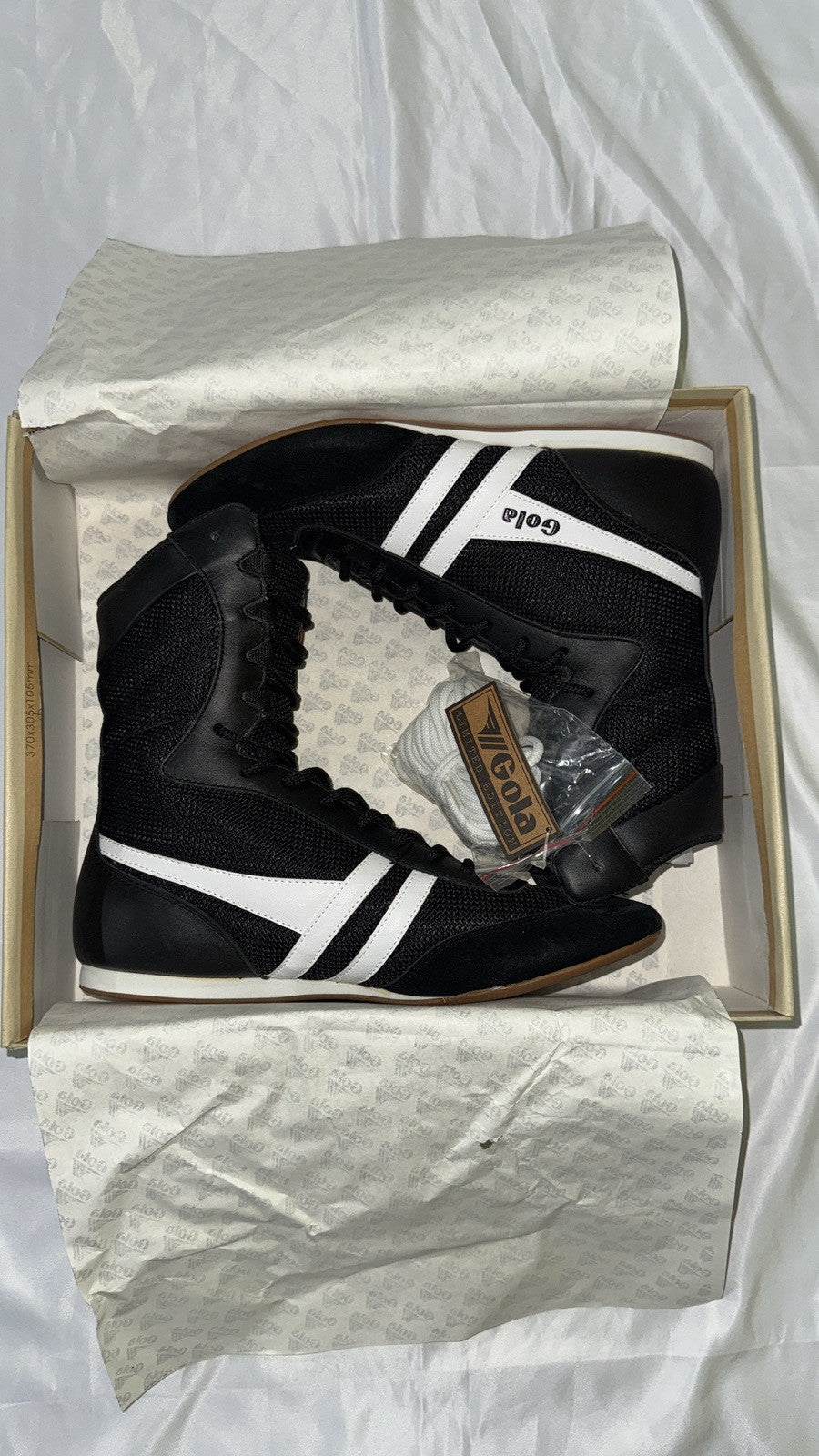 Gola Superfly Boxing Shoes Limited Edition- 2000s Brand New Black UK 11