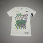 Official UFC T-Shirt Walk Out White Multi Colour Graphic Print Reebok  Adults