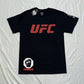 Official UFC Men's Core T-Shirt Black  Red UFC Logo Adults