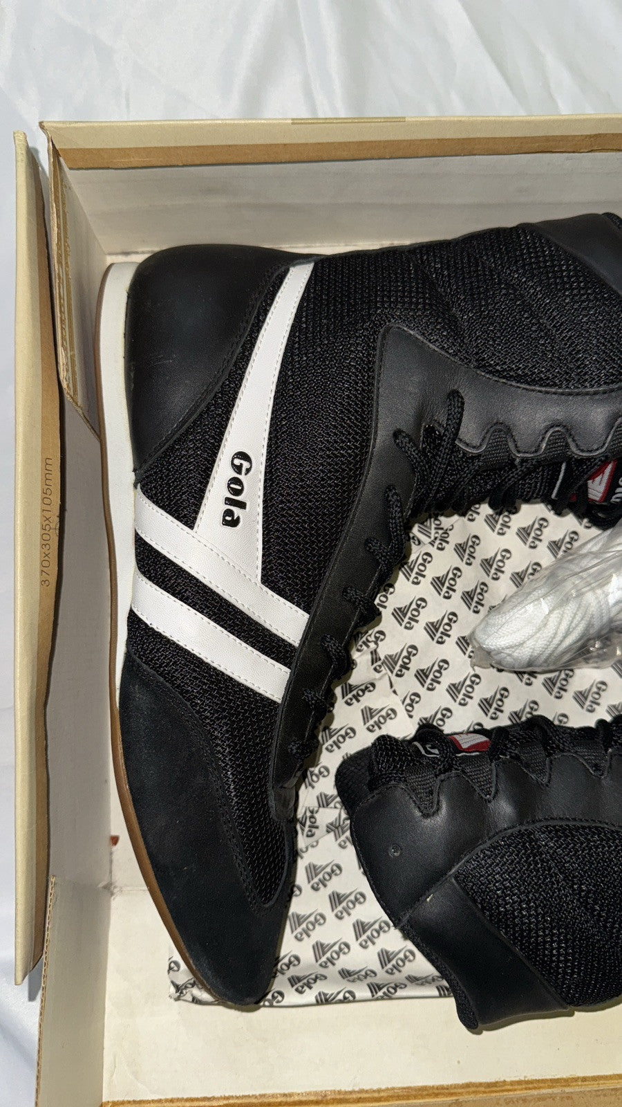 Gola Superfly Boxing Shoes Limited Edition- 2000s Brand New Black UK 11