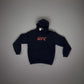 Official UFC Core Logo Print Hoodie Workout Gym Navy Adults