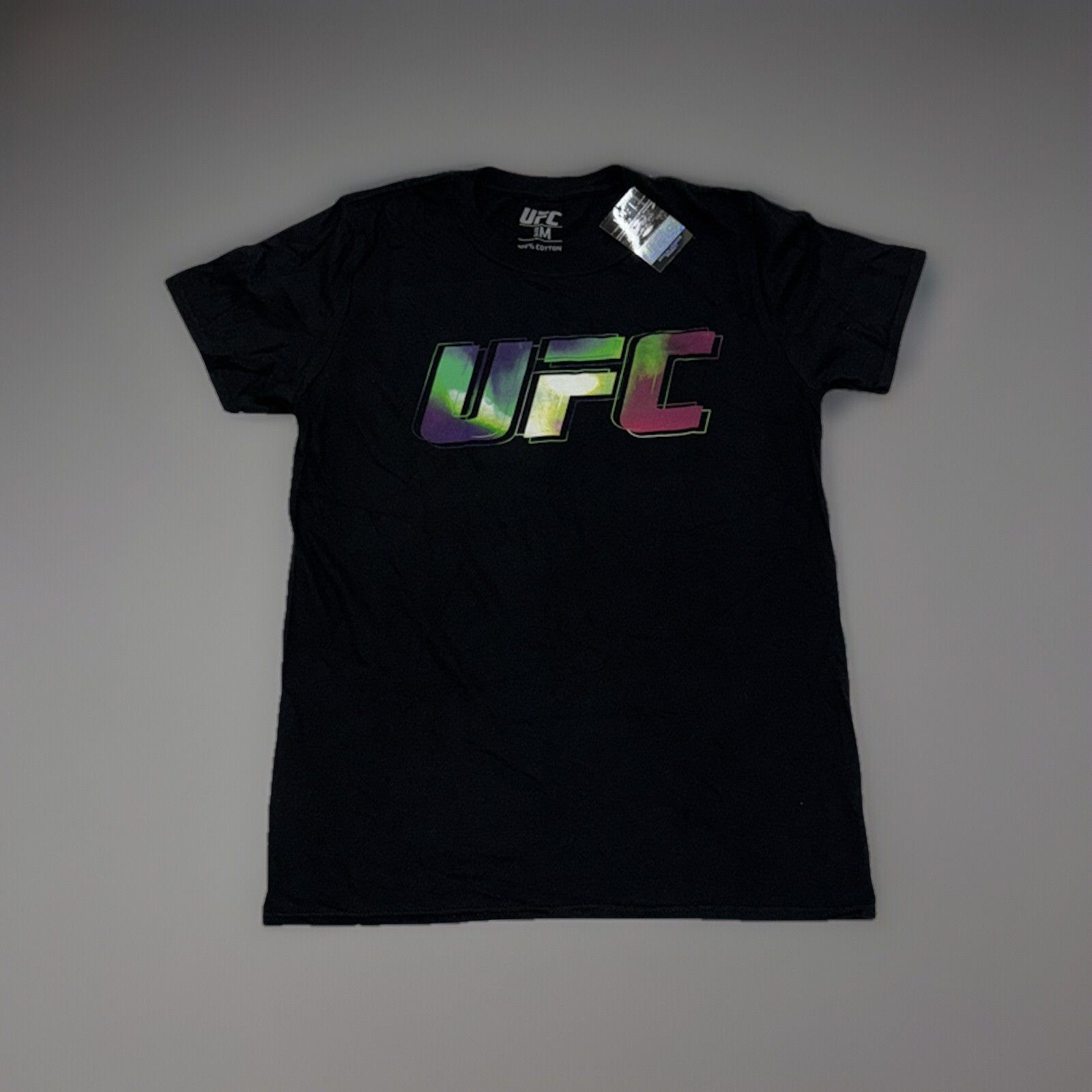 Official UFC Core T-Shirt Space Logo Mens Ufc gym top Adults