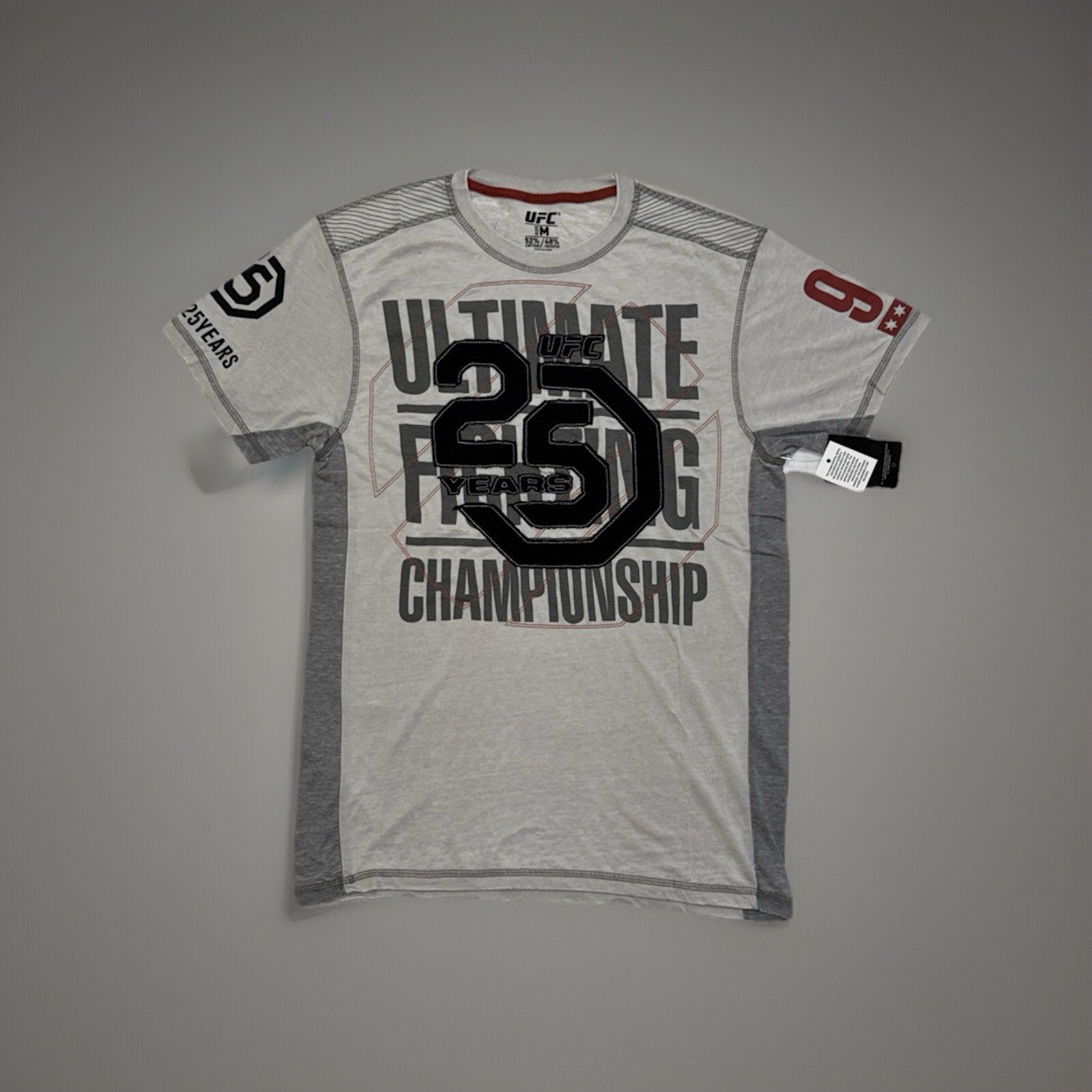 Official UFC T-Shirt  25 Years Celebration Adult Top Gym