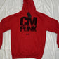 Official UFC Hoodie CM PUNK Adults Medium Red