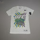 Official UFC T-Shirt Walk Out White Multi Colour Graphic Print Reebok  Adults