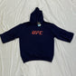 Official UFC Hoodie Core Blue Adults Workout Gym Logo Print