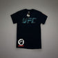 Official UFC Core T-Shirt Mens Black blue logo Snake Small