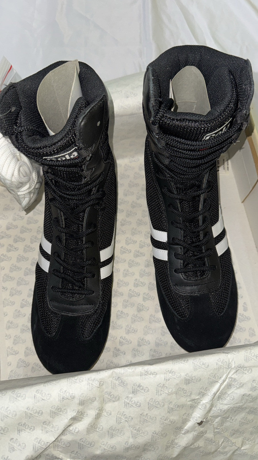 Gola Superfly Boxing Shoes Limited Edition- 2000s Brand New Black UK 11