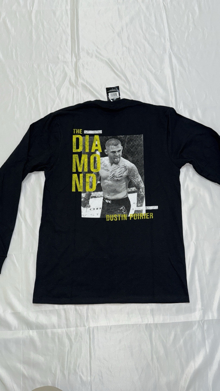 Official UFC Long Sleeve T-shirt Dustin Poirier  Adults